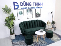 Mẹo mua sofa vải nhung cho phòng khách thêm sang trọng