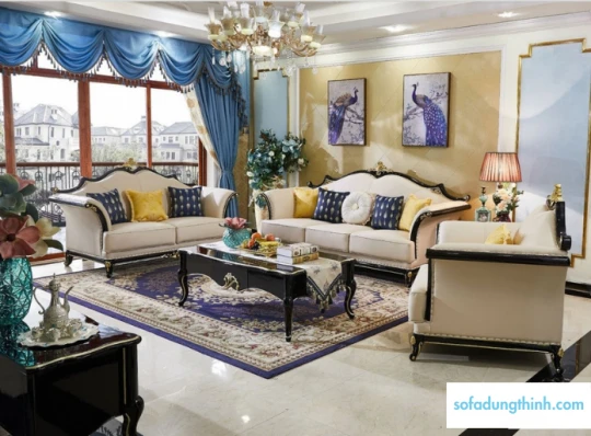 GHẾ SOFA TÂN CỔ ĐIỂN DT - 15