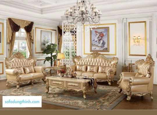 GHẾ SOFA TÂN CỔ ĐIỂN DT - 17